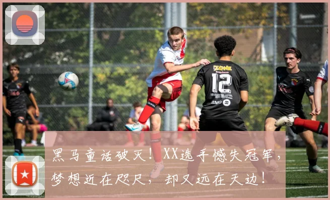 黑马童话破灭！XX选手憾失冠军，梦想近在咫尺，却又远在天边！