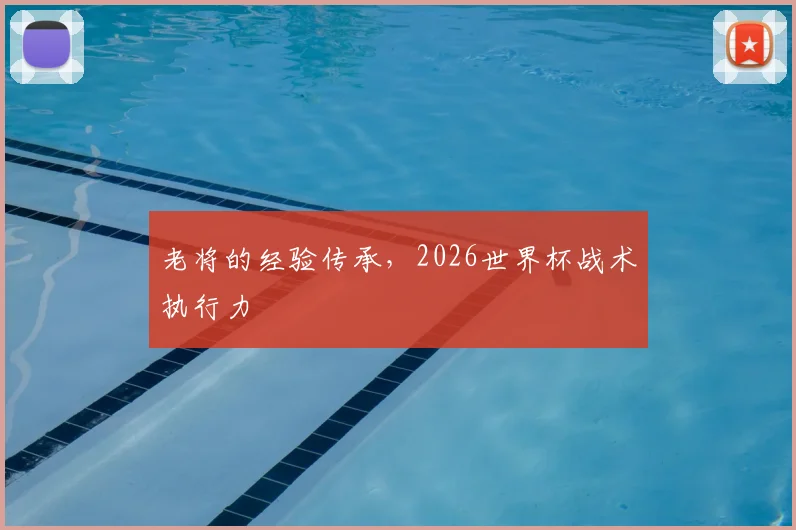 老将的经验传承，2026世界杯战术执行力